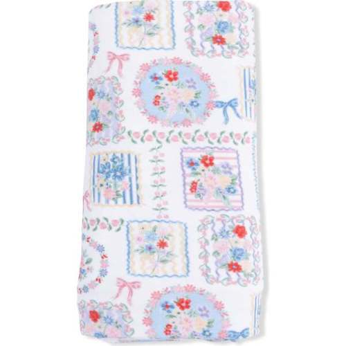 Swaddle Blanket, Julep's Floral Patchwork - Angel Dear | Maisonette