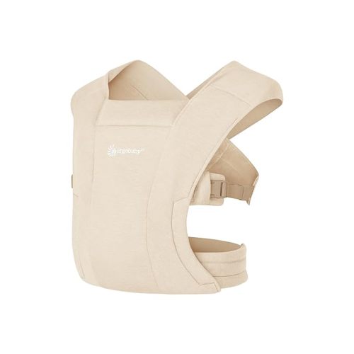 Ergobaby Embrace Newborn Baby Carrier for Infants 0-12 Months (7-25 lbs) - Ergonomic 2-Position Infant Carrier with Head and Neck Support, Hip-Healthy Positioning - Cream
