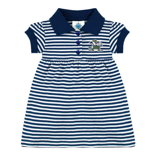 Notre Dame Fighting Irish Striped Gameday Dress w/Bloomer | College Baby