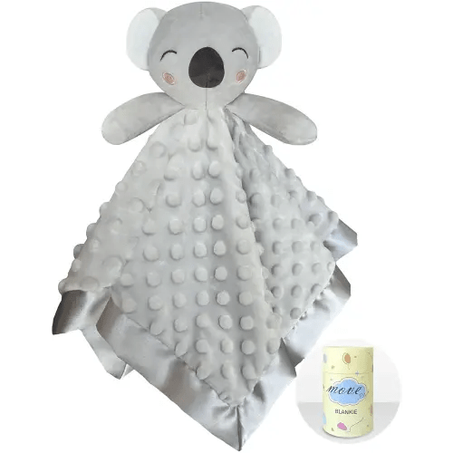Loveys for Babies, Soft Baby Security Blanket Lovies for Babies, Stuffed Animals Blankie for Newborn Infant with Baby Snuggle Toy, Boys Gilrs Gifts Koala Security Blanket 16 Inch