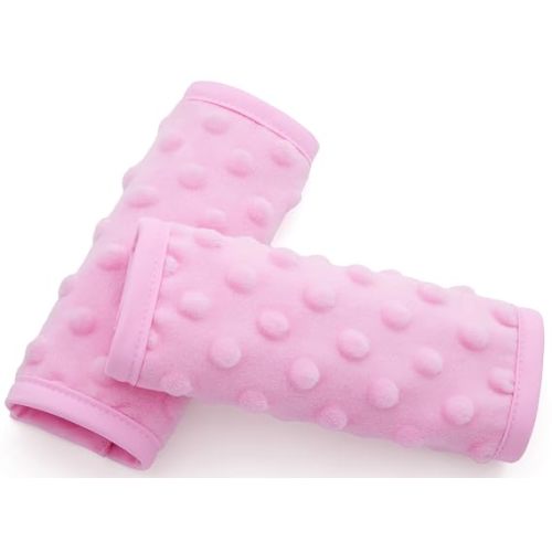 Pro Goleem Car Seat Strap Covers for Babies Soft Car Seat Strap Shoulder Pads for All Car Seats, Stroller, Pushcar, Gray