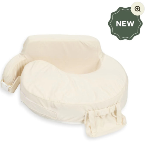 Super Deluxe Oat Nursing Pillow with 100% Organic Cotton Cover