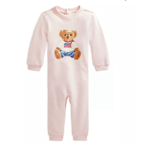 Polo Unisex Polo Bear Fleece Coverall - Baby