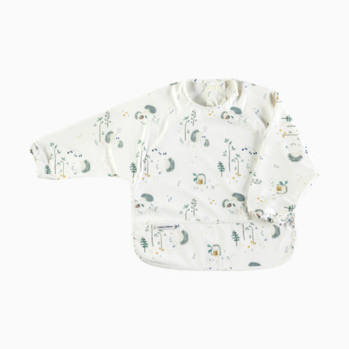Long Sleeve Waterproof Smock Bib - Hedgehogs