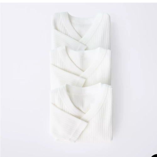 0-6 MONTHS/ THREE-PACK OF LONG-SLEEVE BODYSUITS WITH KIMONO COLLAR - Oyster-white | ZARA United States