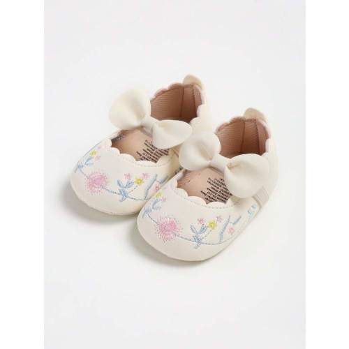 Infant Girls' Mary Jane Shoes, Non-Slip Ballet Flats, Princess Dress Shoes, Newborn Pre-Walker Shoes | SHEIN USA