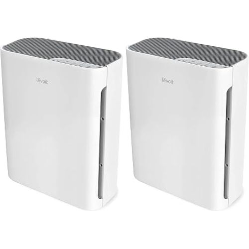 LEVOIT Air Purifiers for Bedroom Home Dorm, AHAM VERIFIDE, 3-in-1 Filter Cleaner With Aroma Pad, Filters Smoke, Allergens, Pet Dander, Odor, Dust, Office, Desktop, Core Mini-P, White