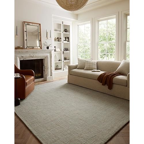 Loloi Chris Loves Julia Polly Fog/Wheat 5'-0" x 7'-6" Area Rug
