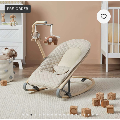 Raven Rocker - Natural: Foldable Baby Bouncer | Mocka