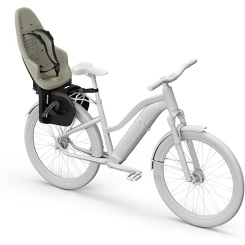 Thule Yepp 2 Mounted Child Bike seat, Adjustable footrests, 5-Point Harness and Easy to Mount Design