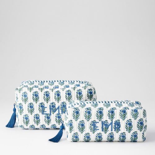 Block Print Travel Pouch