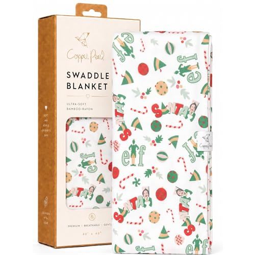Copper Pearl Baby Swaddle Blanket - Premium Knit Baby Blanket, Large Soft Stretchy Receiving Blankets for Baby Boy and Girl, Swaddles for Newborn, Infant, and Toddler (Elf)