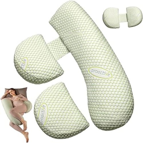 Pregnancy Pillows for Sleeping, Pregnancy Must Haves Body Pillow, Maternity Body Pillow for Adults, Support for Back, Legs, Belly, HIPS