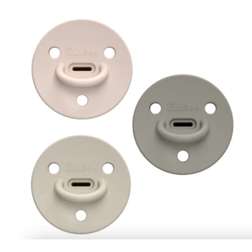Pack of 3 Elhée pacifiers - Medical silicone. From birth