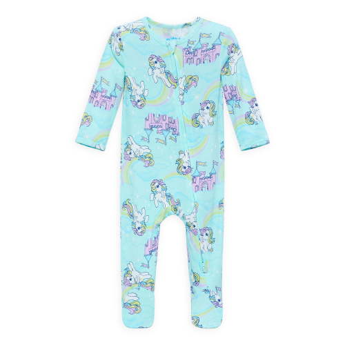 Character Baby Boys or Girls Cozy and Comfortable Viscose Two-Way Zip Footed Sleep 'N Play One-Piece Pajamas, Sizes 0M–6/9M