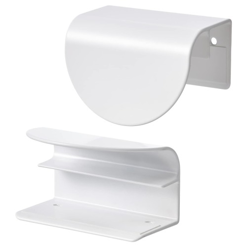 LATMASK Clip-on handle - white 2 3/8 " 2 pack