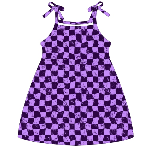 Braaap Berry Checker Dress – Strictly Wild