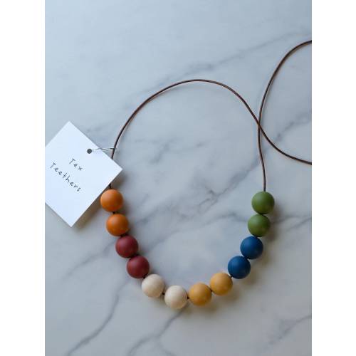 Nursing Necklace - Breastfeeding Necklace - Sensory Friendly Jewelry - Handmade Silicone Necklace - Baby Shower Gift - Gift for New Mom