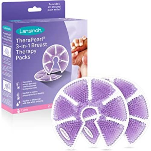 Lansinoh TheraPearl Breast Therapy Pack, Breastfeeding Essentials, 2 Count (Pack of 1)