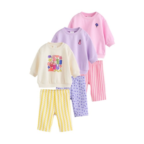 6-Pack Assorted Sweatshirt & Leggings Set