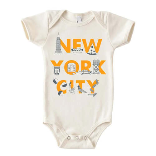 NYC Font Icons Onesie