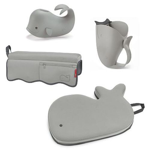 Skip Hop Moby Grey Bathtime Essentials 4-piece Set