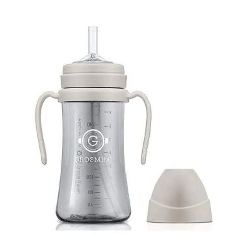 Grosmimi PPSU Straw Cup - 10oz (6 Months+) Beige 10oz