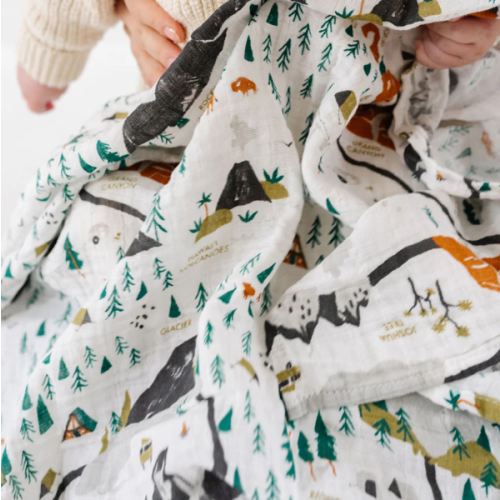National Parks Swaddle (Mini Pattern) – Clementine Kids