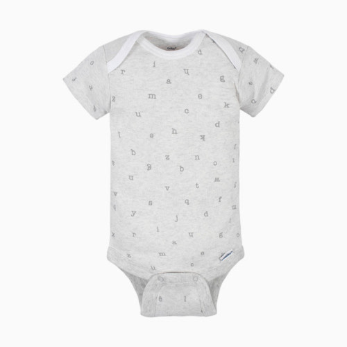 Short Sleeve Printed Onesies Bodysuits (8 Pack) - Sheep Grey