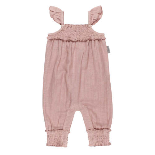 Organic Muslin Sleeveless Romper in Taffy – L'ovedbaby