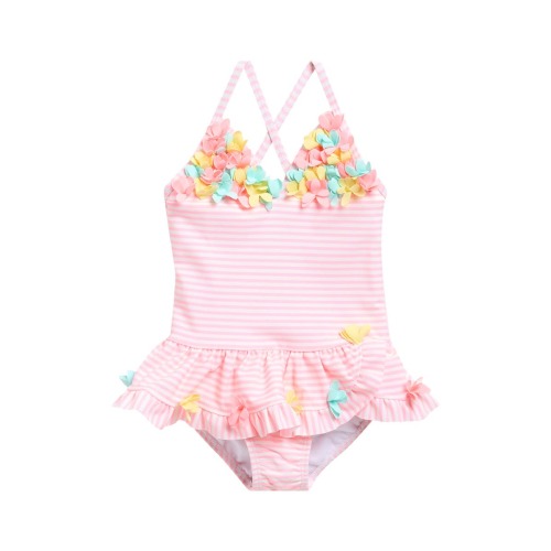 3D Embellished One-Piece Swimsuit, 6-9M