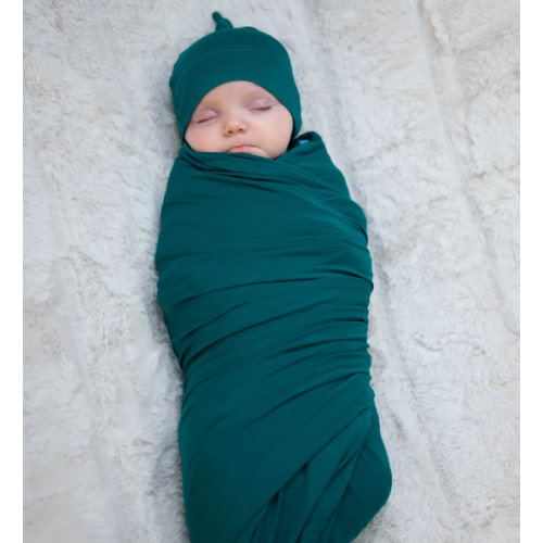 Baby Swaddle Set: Deep Teal – Lila