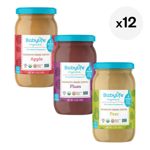 Stage 1 Baby Food, Variety Pack