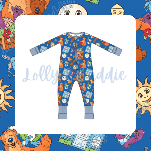 Blue House Hugs - Sleeper (READY-TO-SHIP) – Lolly & Laddie Boutique