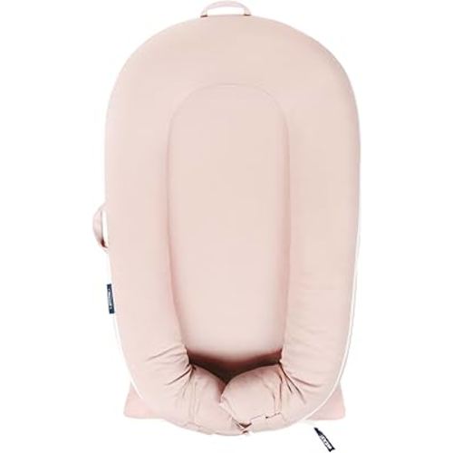 Organic Replacement Cover | Premium Quality Spare Cover 100% Organic Cotton | Hypoallergenic | [Fits Dockatot Deluxe + Docks] (Cover Only) (Baby Pink)