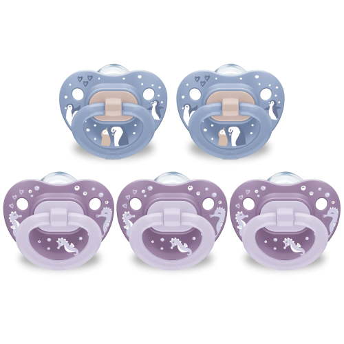 NUK Orthodontic Pacifiers, 6-18 Months, 5 Pack