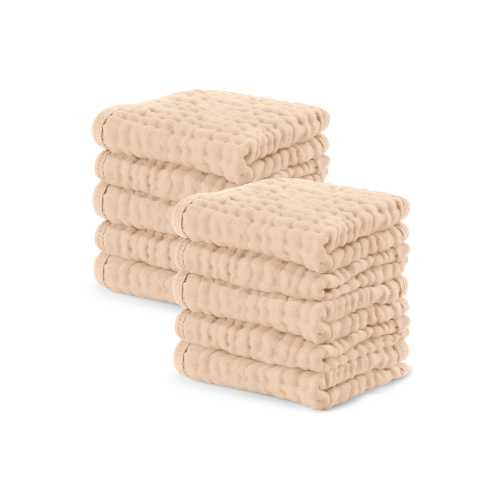 Muslin Washcloths - Pack of 10