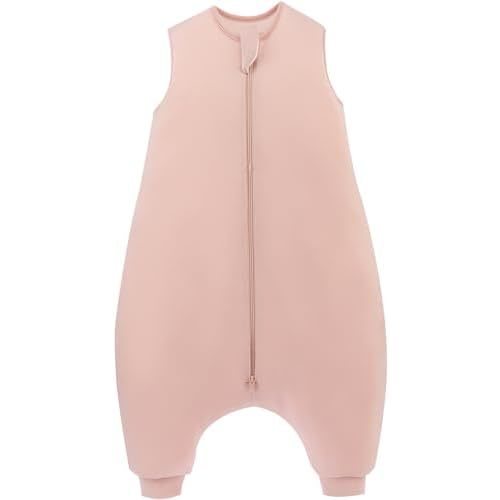 PurComfy Supersoft Toddler Sleep Sack with Feet 1.0 TOG Premium Bamboo Viscose Sleep Bag Walker with Legs 12-18-24-2t-4t-5t