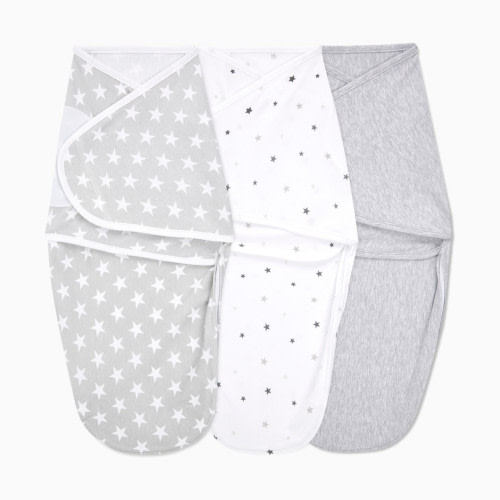 Aden + Anais Essentials Cotton Wrap Swaddles (3 Pack) - Twinkle, 0-3 Months, 3