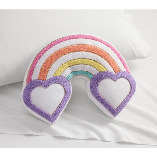 Stoney Clover Lane Rainbow Pillow