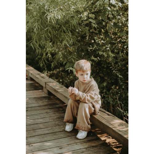 Quincy Knit Set in Camel