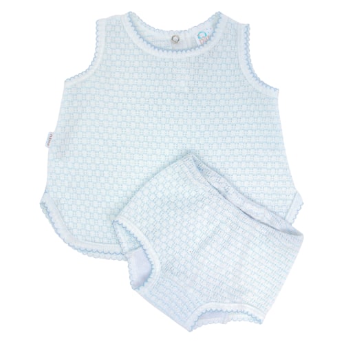Paty Knit, 2 PC Diaper Set with or without bows #336X, #336