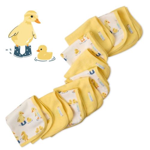 Butterblu RIVER 10-Pack Baby Wash Cloths One Size