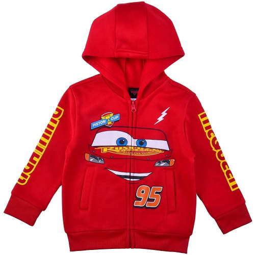 Disney Cars Lightning McQueen Long Sleeve Fleece Hoodie (Boys), Sizes 2T-8