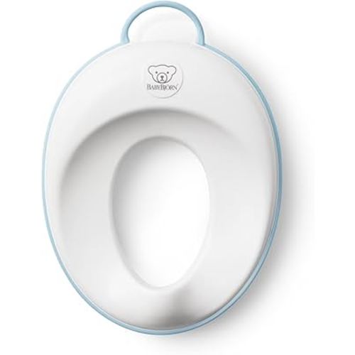 BABYBJORN Toilet Trainer, White/Turquoise