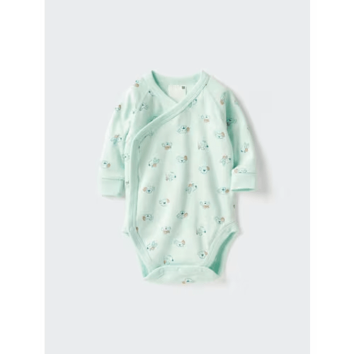 Baby Baby Long Sleeve Bodysuit | Printed | Open Front | UNIQLO US