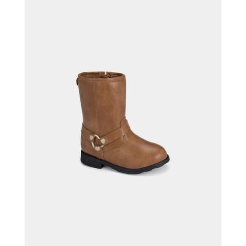 Girls Heart Riding Boots - Brown | Carter's