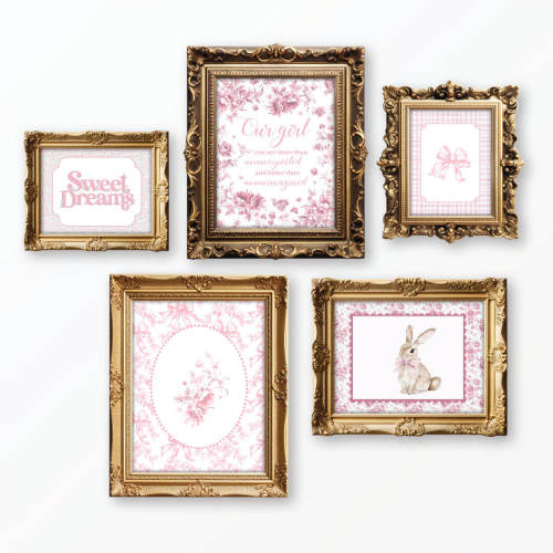 Fancy Frills Bundled Digital Nursery Wall Art