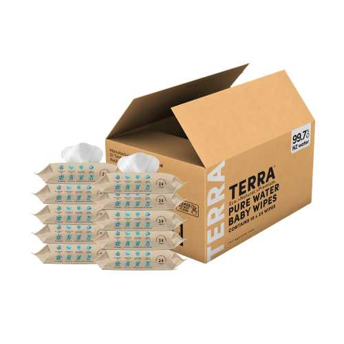 Pure NZ Water Wipes Travel Pack Case | Travel Wipes