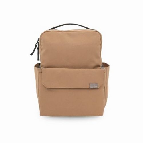 Red Rovr Mini Roo Backpack - Toffee: Polyester, Solid, Diaper Bag, 14x14, Lightweight 0.7lbs, Baby Gear Accessory